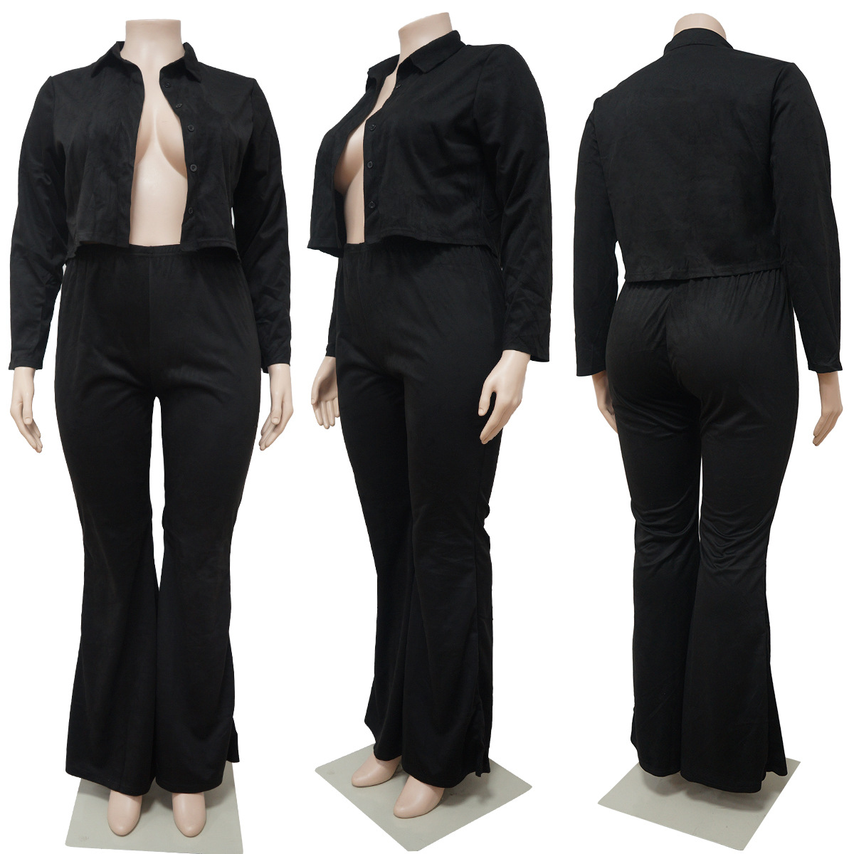 Lässig Täglich Frau Basic Einfarbig Elasthan Polyester Hosen-Sets Hosen-Sets display picture 2