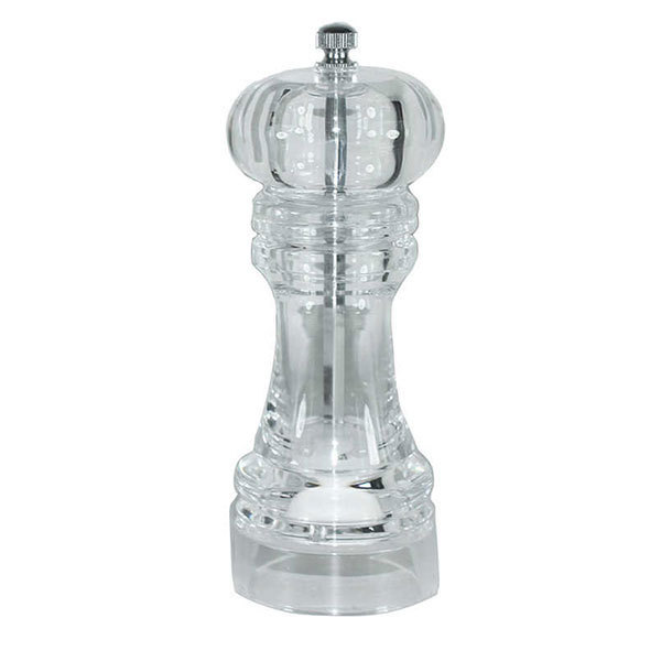 Cross Border Manual Plastic Acrylic Black Pepper Mill Seasoning Bottle Restaurant Barbecue Kitchen Supplies Pepper Mill