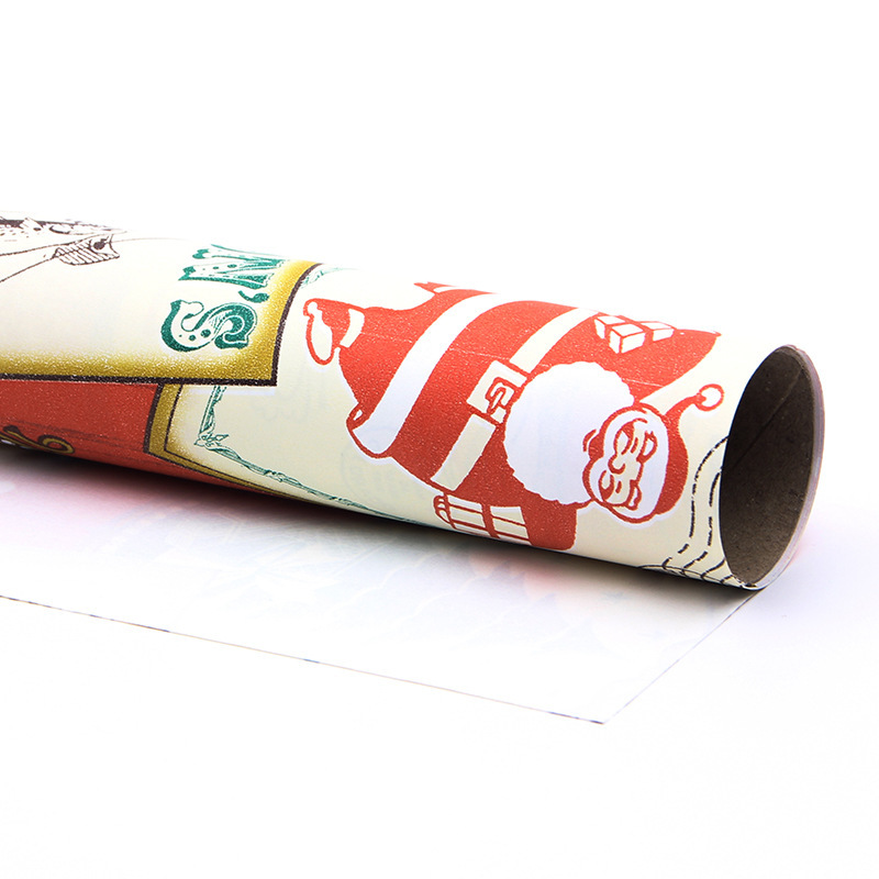 Papel de regalo de Navidad Papel Kraft vintage a cuadros rojo Papel de regalo de cumpleaños de San Valentín papel de regalo de gran tamaño