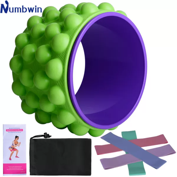 Yoga Wheel Seven-Piece Set, Latex Elastic Ring, Pilates, Whole Body Muscle Relaxation, Lumbar Spine Stretcher, Butt Abuse Ring Set