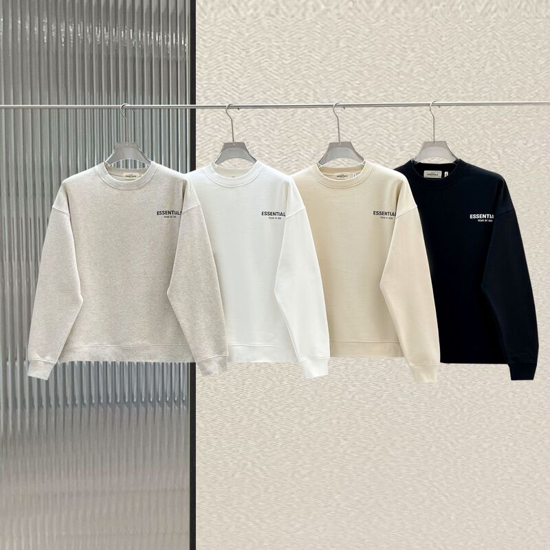 Thick European and American High Street Style Autumn and Winter Essentials Crew Neck Pullover Drop Shoulder Fleece-Lined Men's Sweatshirt Loose Fit Sportswear Thick European and American High Street Style Autumn and Winter Essentials Crew Neck Pullover Drop Shoulder Fleece-Lined Men's Sweatshirt Loose Fit Sportswear