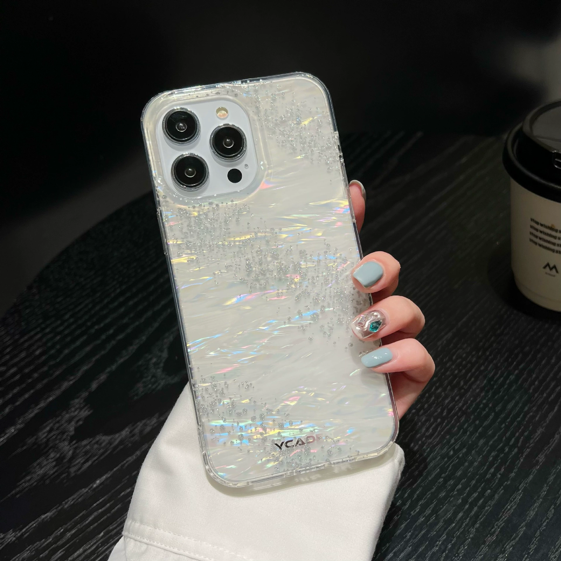 Apple, радуга iPhone16, совместимый чехол для телефона, защитный чехол, 16промакс, градиент, защита от падения