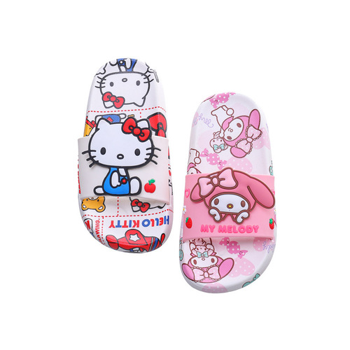 Sanrio children's slippers summer Kuromi HelloKitty big-eared dog Melody girls' slippers wholesale