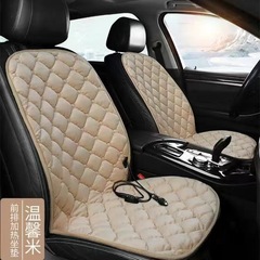 車の加熱のクッションの冬のぬいぐるみの単独のシートの車のシートカバーの12v後の車の車の席のクッションの保温の電気加熱