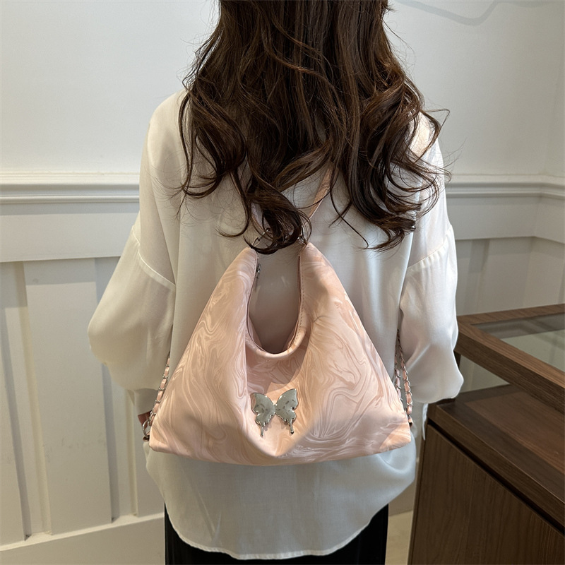 Bagos de mariposa de terciopelo teñidos 2024 nueva mochila multifuncional de gran capacidad mochila de viaje