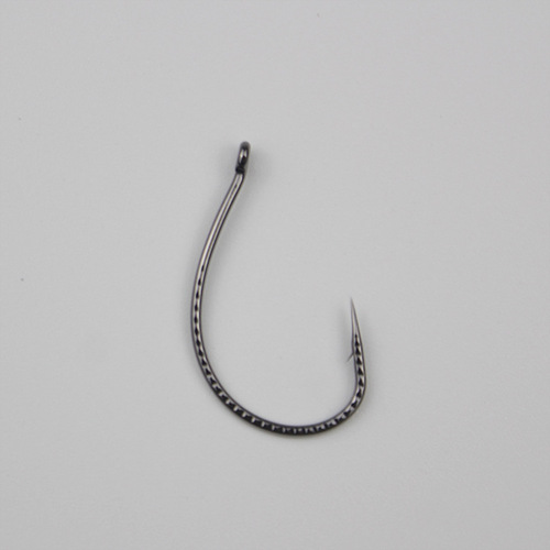 Longlin strengthens 8003 fishhook Luya single hook wacky fishing group soft worm hook mandarin fish bass cocked mouth inverted fishing hook