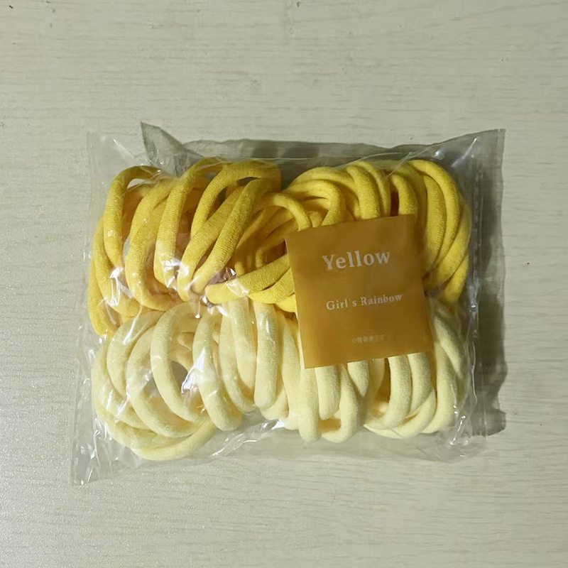 노란색 2색[50개 1봉] 라벨링