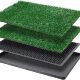 Cross-border Granular Dog Toilet Large and Medium small size Simulation Lawn Three-layer Dog Toilet Fixed-point Training Fake Lawn Toilet