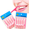 Plastic dental floss, pack, 25 pieces, wholesale