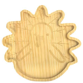 木质火鸡拼盘跨境竹制托盘酒店餐具盘生日派对装饰糖果零食收纳托