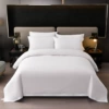 Pure white 140g brushed fabric