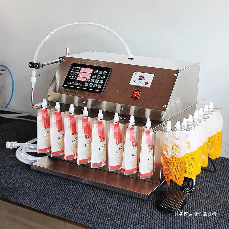 Машина для наполнения супа двойного назначения Самостоятельная машина для наполнения жидкостной жидкости Автоматическое дозирующее оборудование