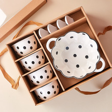 简约碗盘碟陶瓷餐具礼盒套装礼品瓷碗具开业送礼活动回礼加LOGO