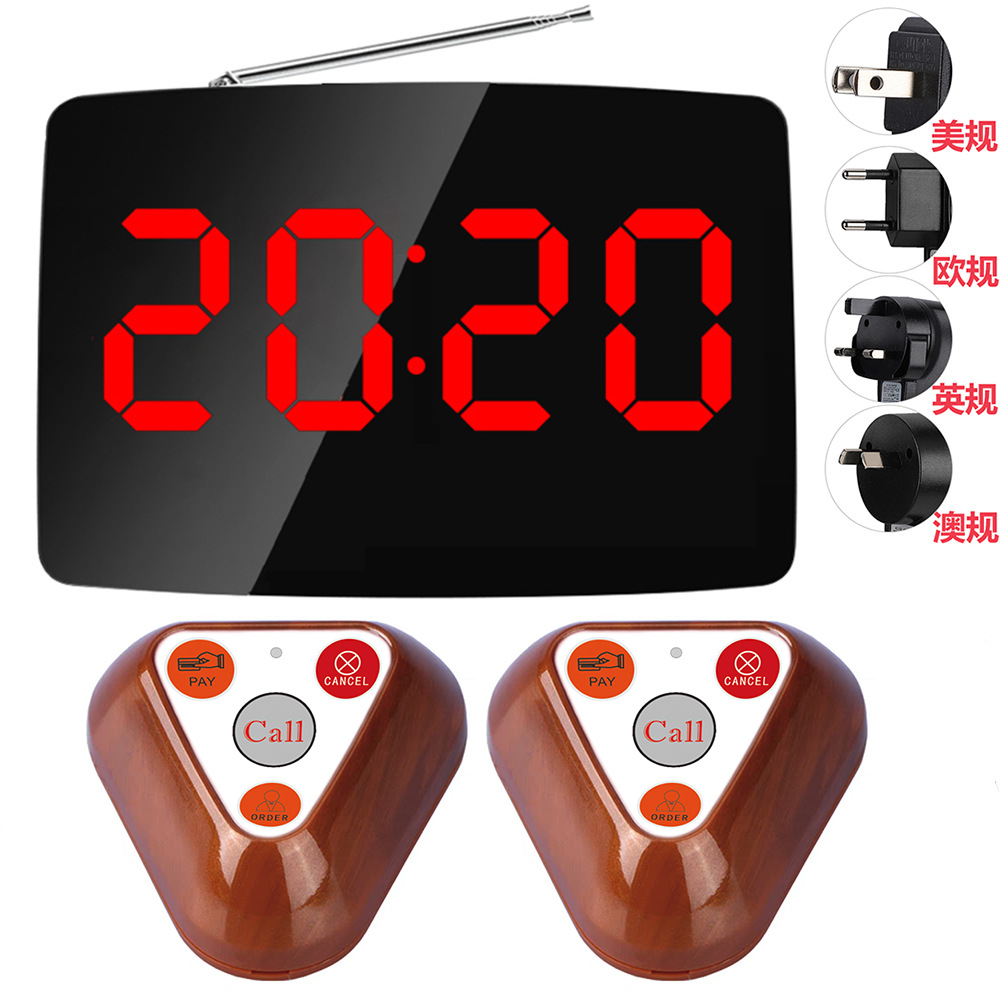 610-H4 wireless call button for export cafe button club teahouse call bell restaurant service bell system