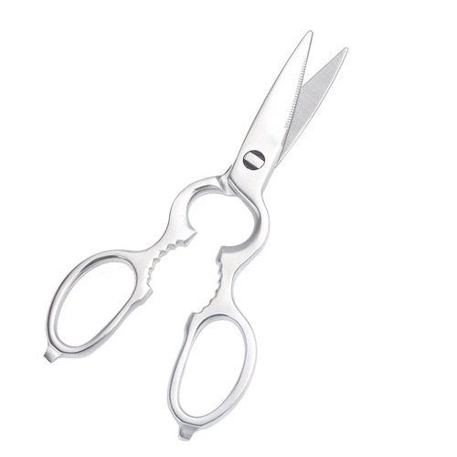 Stainless steel kitchen shears, Yangjiang knife scissors, all-steel sanding multi-purpose gourd-shaped powerful chicken bone shears, kitchen scissors