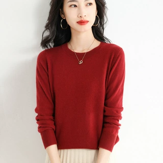跨境2025秋冬新款打底衫毛衣女长袖大码女装内搭上衣针织衫服饰冬