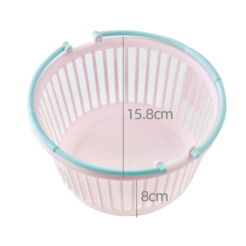 [Cesta de almacenamiento de escritorio lindo INS] Mini Papelería para estudiantes titular de la pluma cosméticos que organizan la cesta de almacenamiento portátil