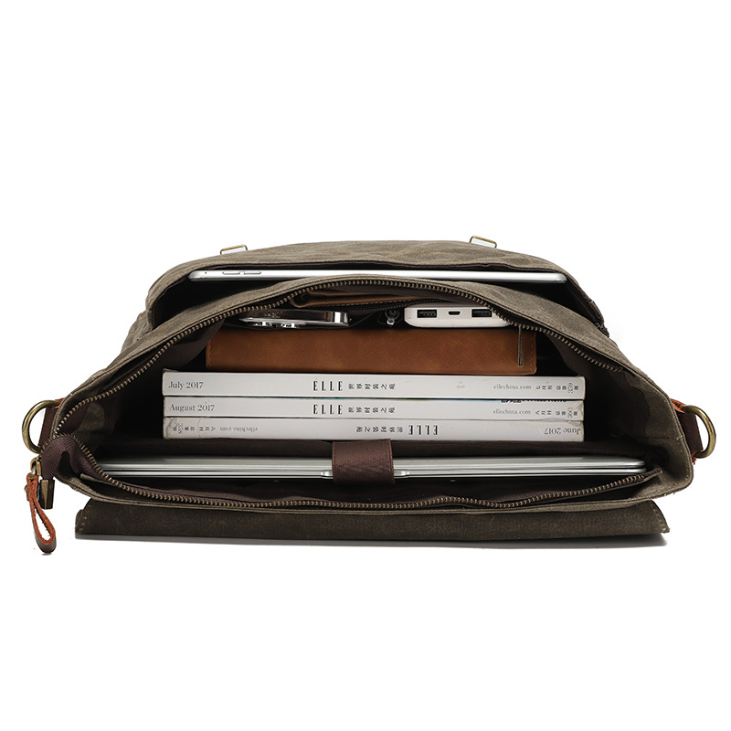 Bolsa de hombro, cámara vintage oblíqua a través de Europa y Estados Unidos, bolsa de cámara de cera a prueba de agua, suministro transfronterizo de cuero directo a Amazon