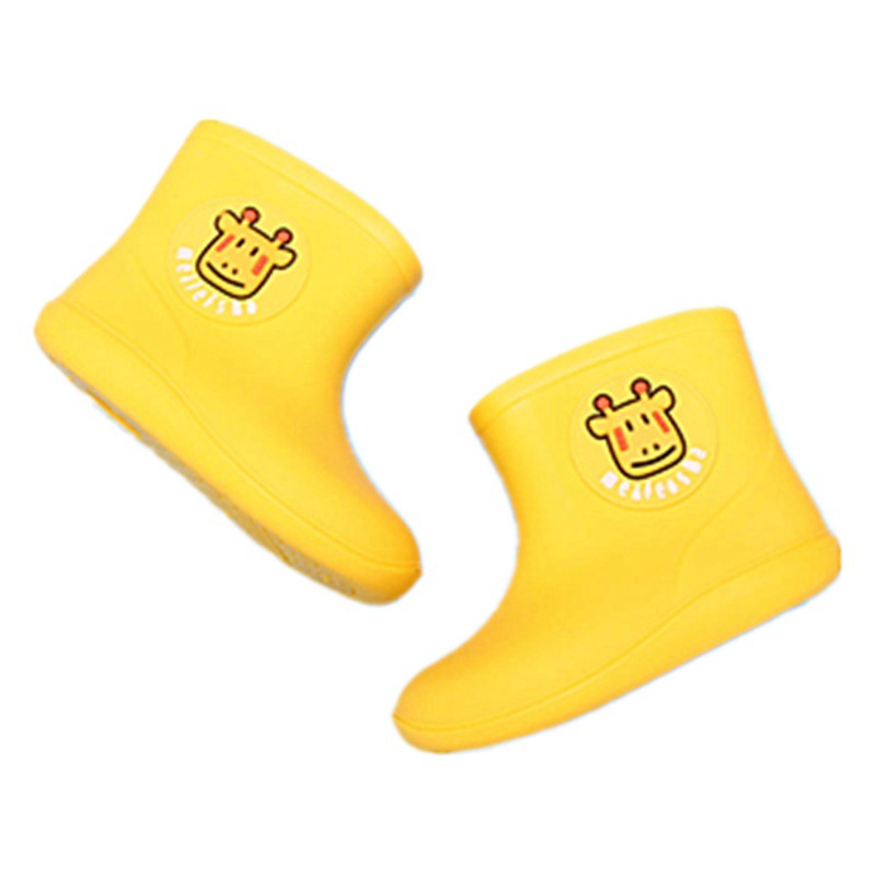 Children's Cartoon Rain Boots, Children's Water Shoes, Non-Slip Fashionable Rubber Shoes, Boys and Girls, Baby Waterproof Rain Boots, Winter Wholesale