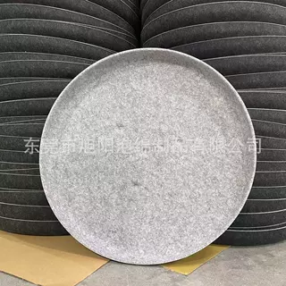 EVA复合毛毡成型 高密度汽车毛毡内垫模压成型 毛毡成型托盘定做