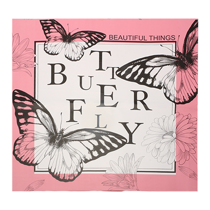 Huaxi Dream Butterfly Paper embalaje de flores comercio exterior transfronterizo al por mayor florista bouquet Ouyaday papel de regalo de flores