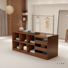 服装店中岛柜收银台柜台带玻璃摆件饰品陈列柜流水台展示台吧台桌