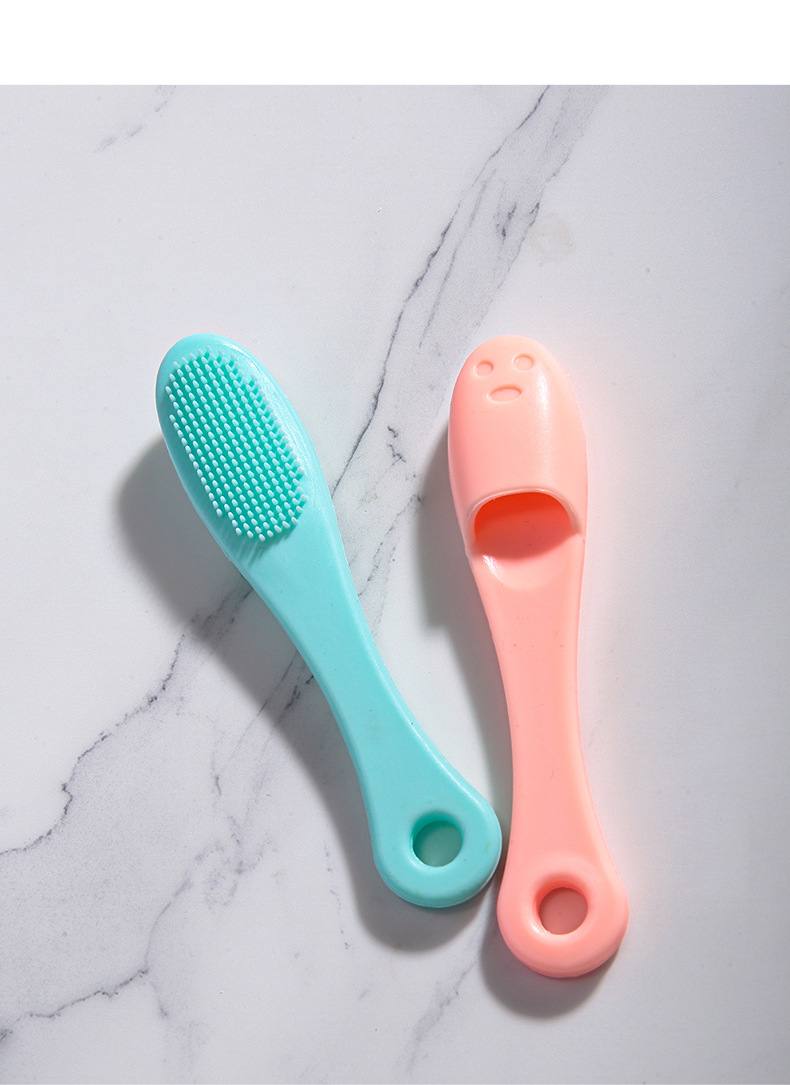 Ueno Lamila silicone nasal brush, finger cots, face brush, blackhead and acne cleaning brush, facial cleansing brush C0377 undefined