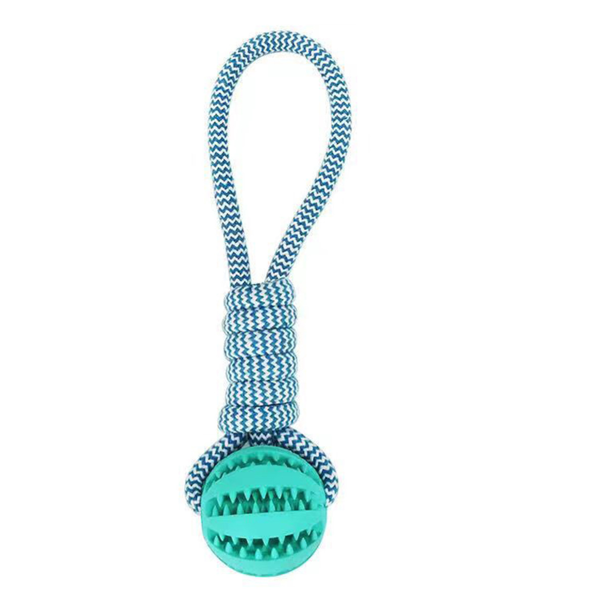 Giocattolo per cani Amazon Pet a forma di palla anguria con guinzaglio, gioco di tiro alla fune, giocattolo da masticare e per la dentizione, con funzione di rilascio del cibo._voghion.com