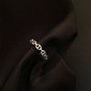 Retro one size fashionable brand ring hip-hop style, on index finger