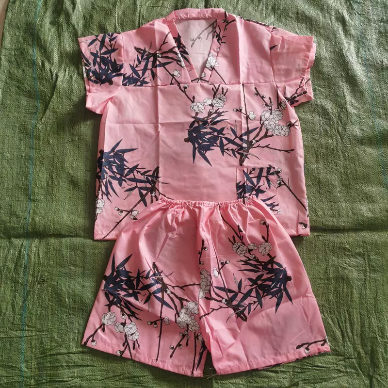 一次性浴衣女桑拿汗蒸服加厚SPA按摩美容睡衣洗浴吸汗透气足浴服