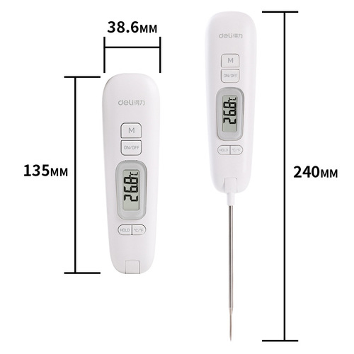 Deli 8899 food electronic thermometer household water thermometer for kitchen use