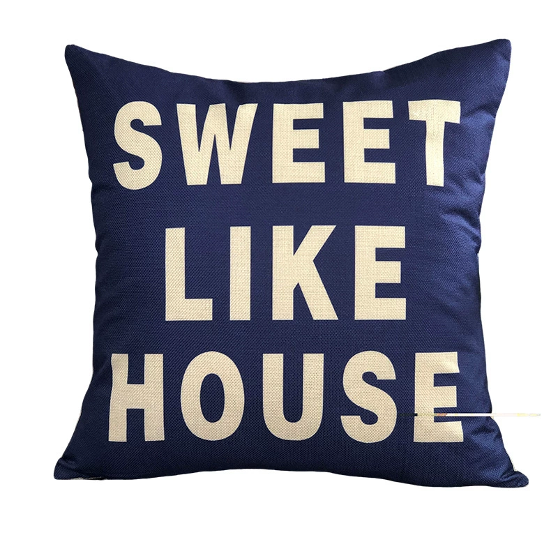 Nordic American style ins style sofa living room linen pillow (core included)