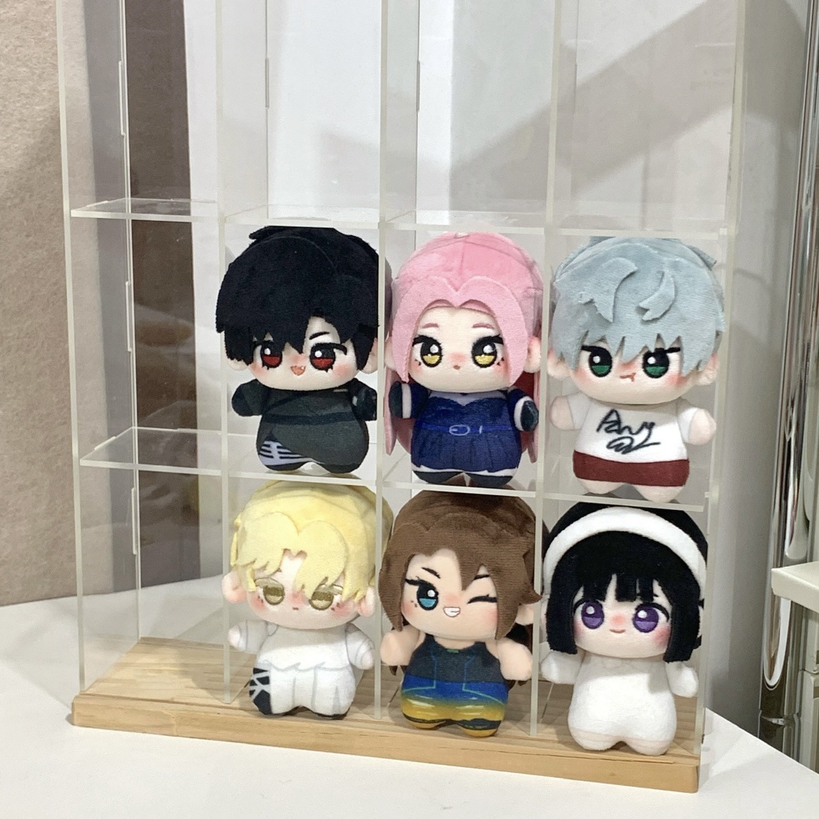 Limited-time group purchase of special-shaped stage Nunu-style cotton dolls, anime fan merchandise, cute plush keychains
