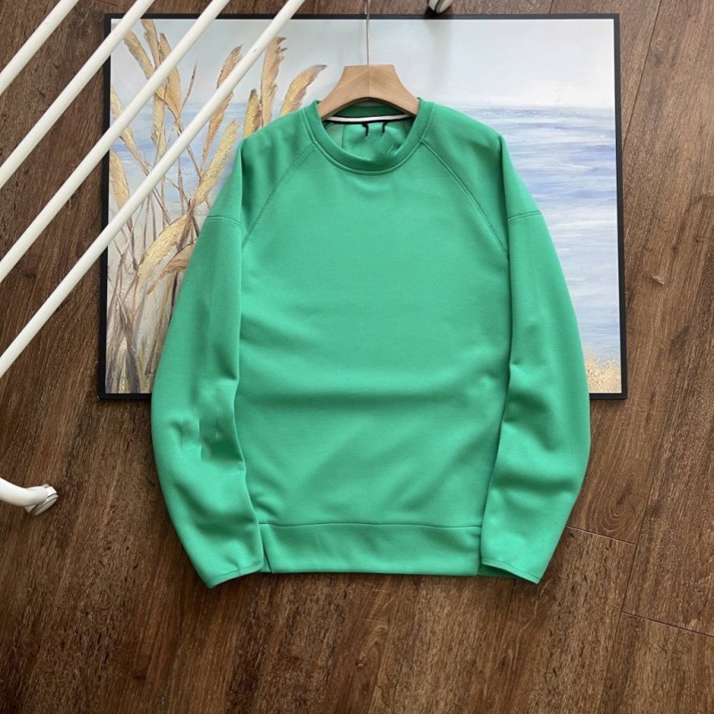 24 años primavera y otoño nuevo estilo suéter de manga larga para hombres y mujeres deportes al aire libre ocio cuello redondo camisa de fondo suelto top de moda