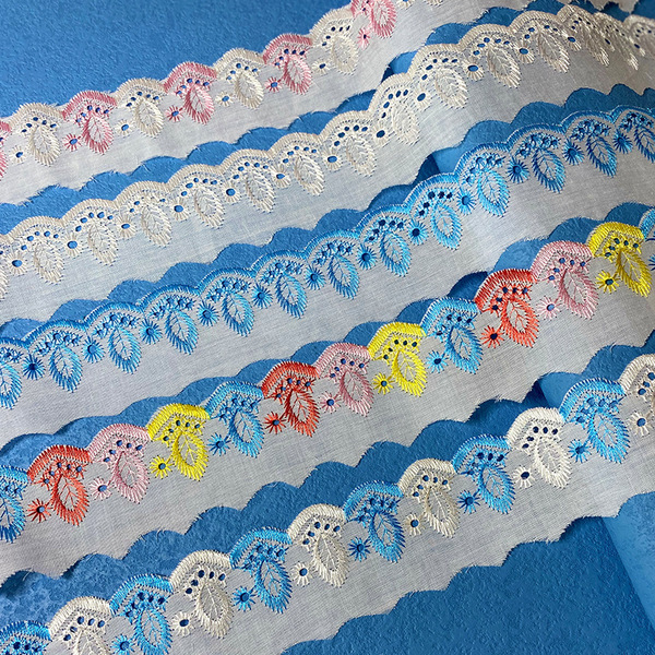 African market classic TC lace polyester cotton embroidery 5cm…