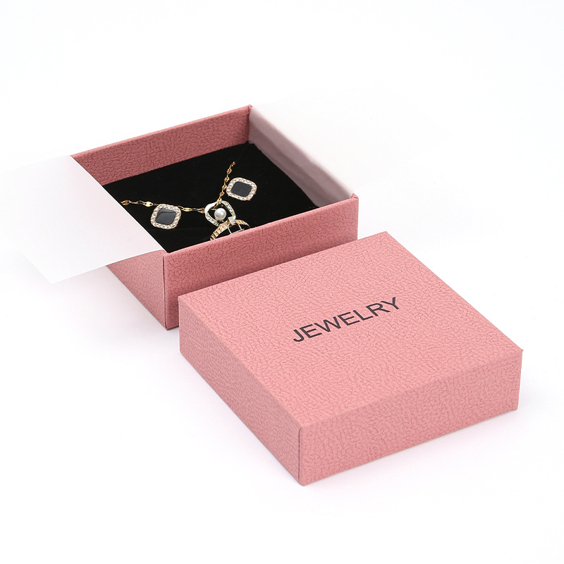 Moda Tiandi cubierta caja de joyería collar anillo pendientes almacenar caja de embalaje de joyería de alta calidad regalo hermosa caja de regalo