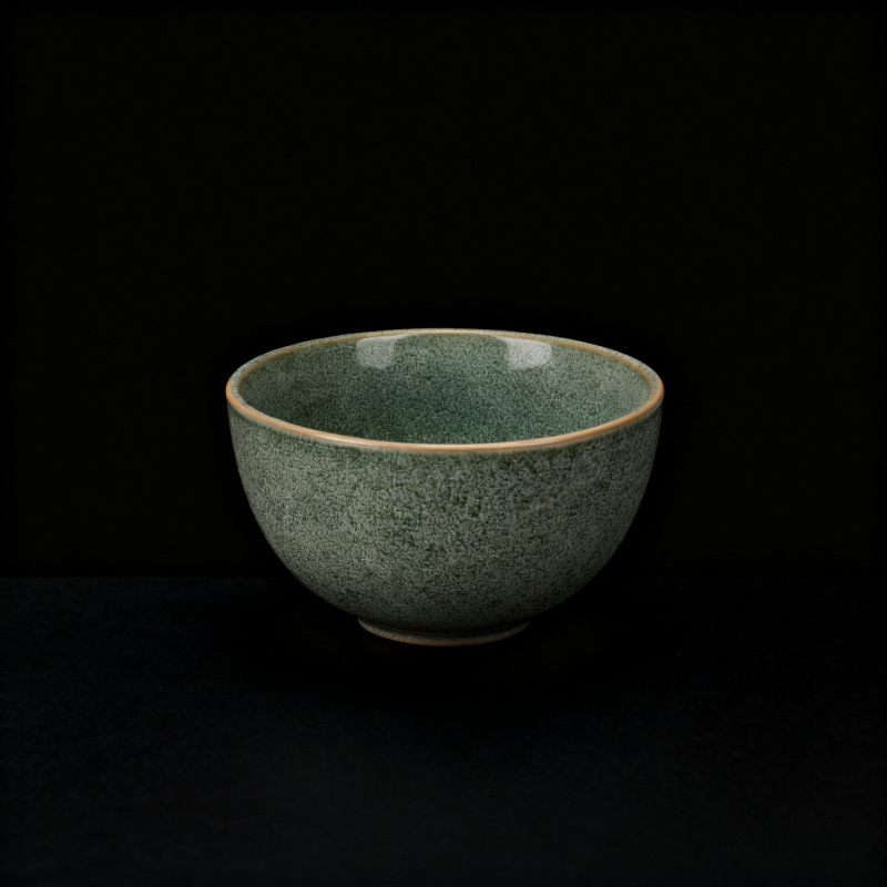 Color-Glazed Ceramic Rice Bowl, Noodle Bowl, Large Soup Bowl, Restaurant Soup and Noodle Bowl, Household Small Bowl, Reactive Glaze, Modern Minimalist Ins Style