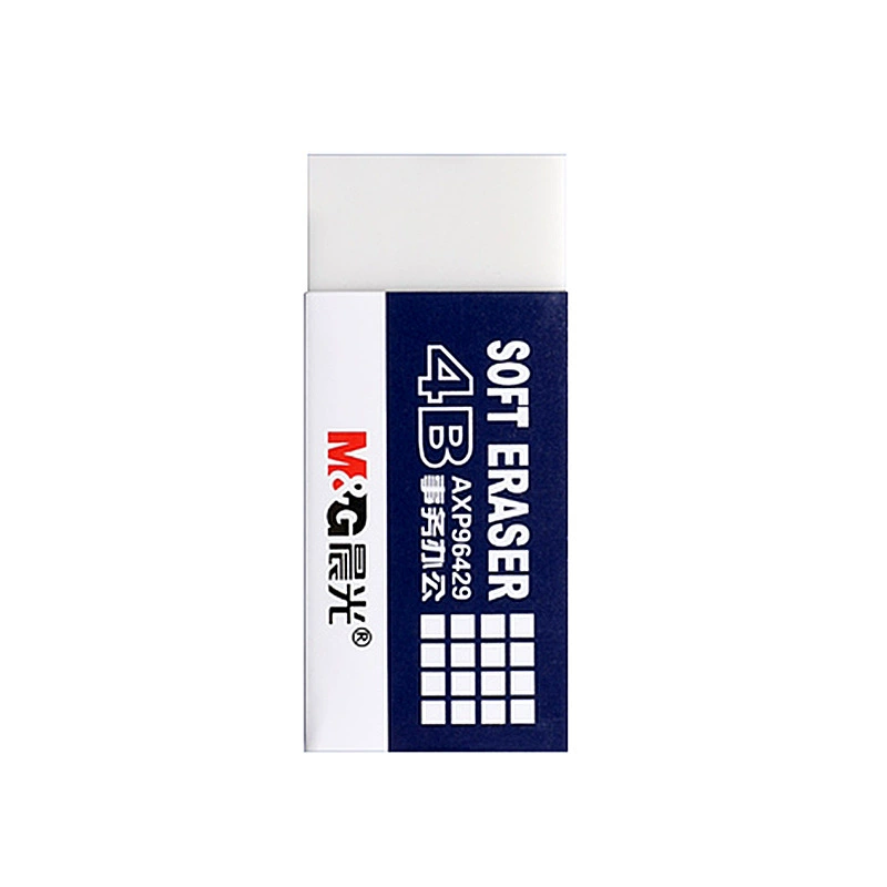 Art eraser for students, harmless classic white pencil, physical protection