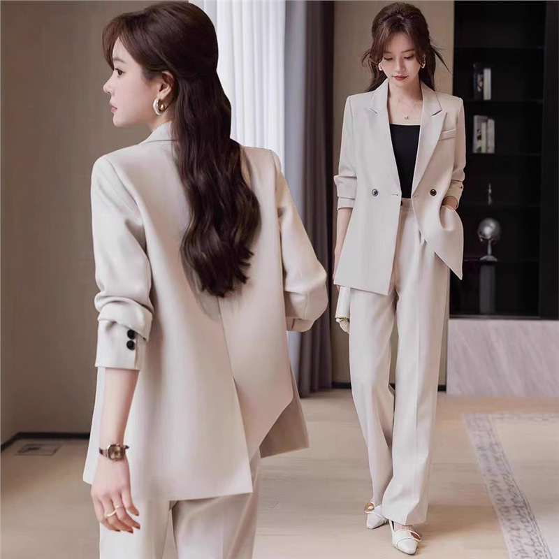 Suit Suit Women's High-End Business Attire Formal Fashion Casual Suit Jacket Suit Women's Spring Work Clothes