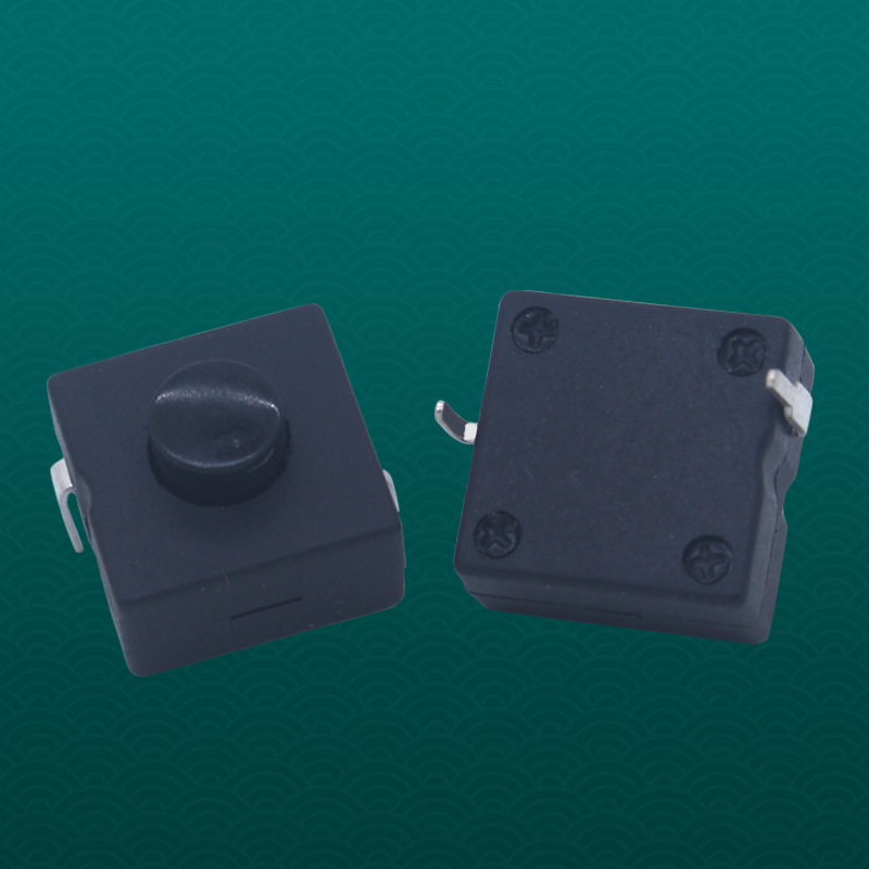 12x12x9手电筒开关 实验按压18*12自锁一开一关按钮开关
