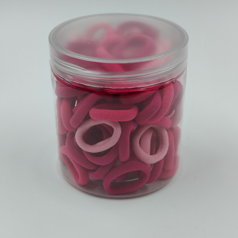 Fábrica directa enlatada de alta elasticidad no daña cabello de cabello de chicas anillo de toalla simple banda de goma cabello de cabello anillo de cabello de bebé