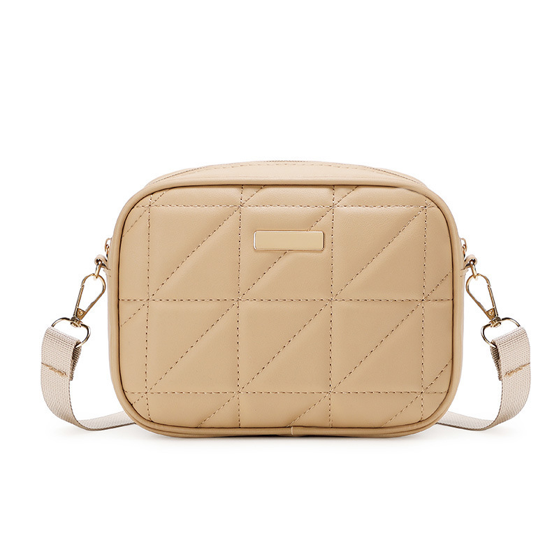 Bolsa de mujer inclinada, nueva moda coreana, bolso de cámara, bolso de hombro de mujer, bolso de diamante inclinado image 11