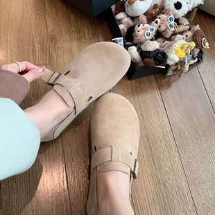 Cowhide Version ~ Retro Genuine Leather Platform-soled Birkenstock Women's Shoes Slip-on Lazy Loafers Women's Birkenstock Shoes Small Leather Shoes
