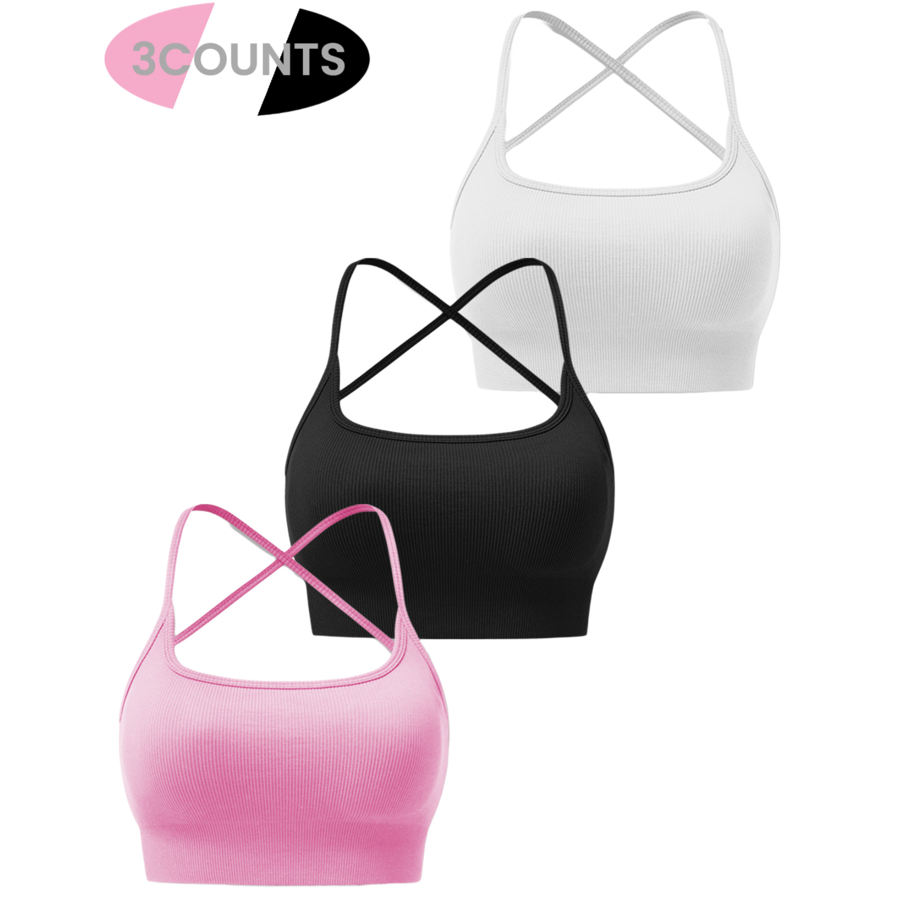 Shock Absorption, Cross Beauty Back, Sub-breasts, Nude Yoga Vest, Breathable Thin Shoulder Straps, Sports Bra Inside_voghion.com