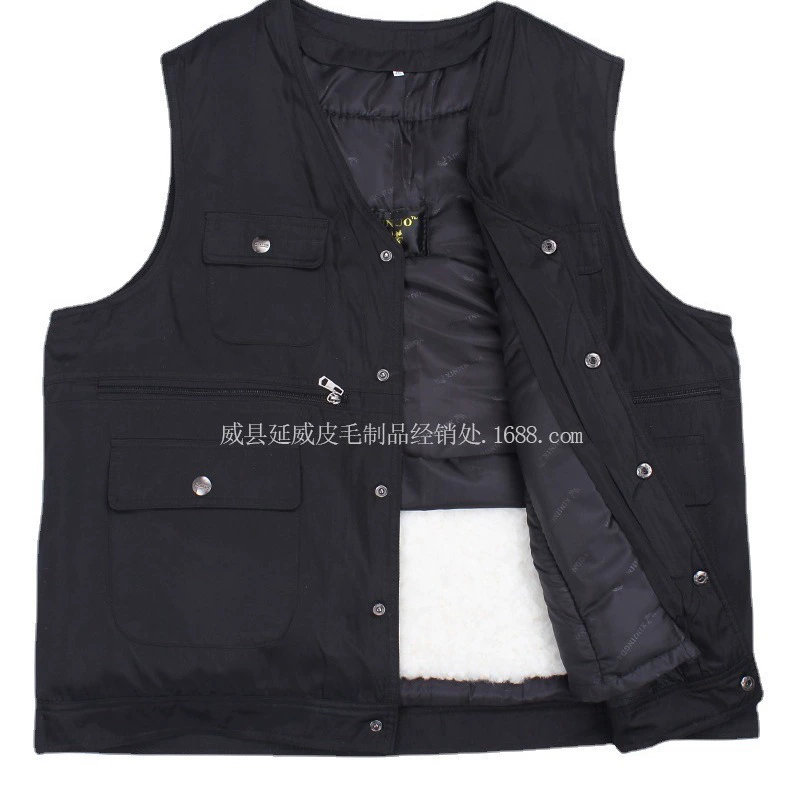 Теплый легкий жилет мужской 2022 зима новый Внутренний сердечник толстый бархатный Повседневный тонкий теплый жилет пальто жилет