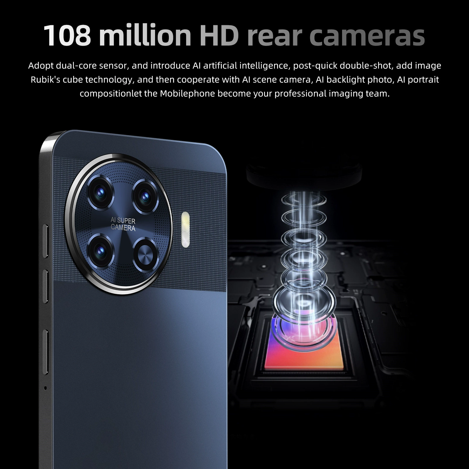 Cross -border мобильный телефон Spark 20 Pro+ 6.8-дюймов Incell большой экран 2+16GB полностью один иностранная торговля от имени Android