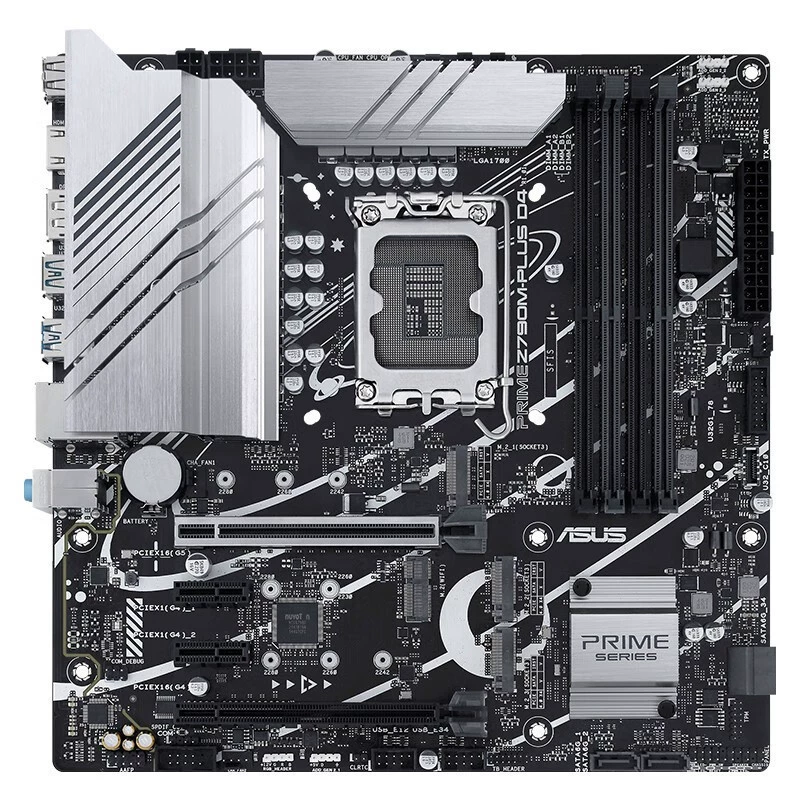 Совместимый с Intel ASUS PRIME Z790M-Plus D4 процессор 13/12 поколения разгоняемая материнская плата