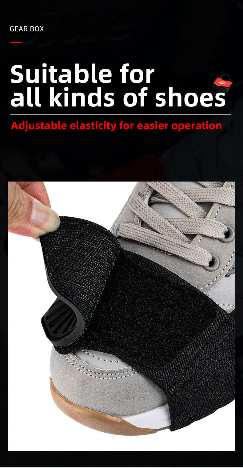 Motorcycle riding shift brake shoe cover road off-road racing pad PVC outdoor protective gear brake cover