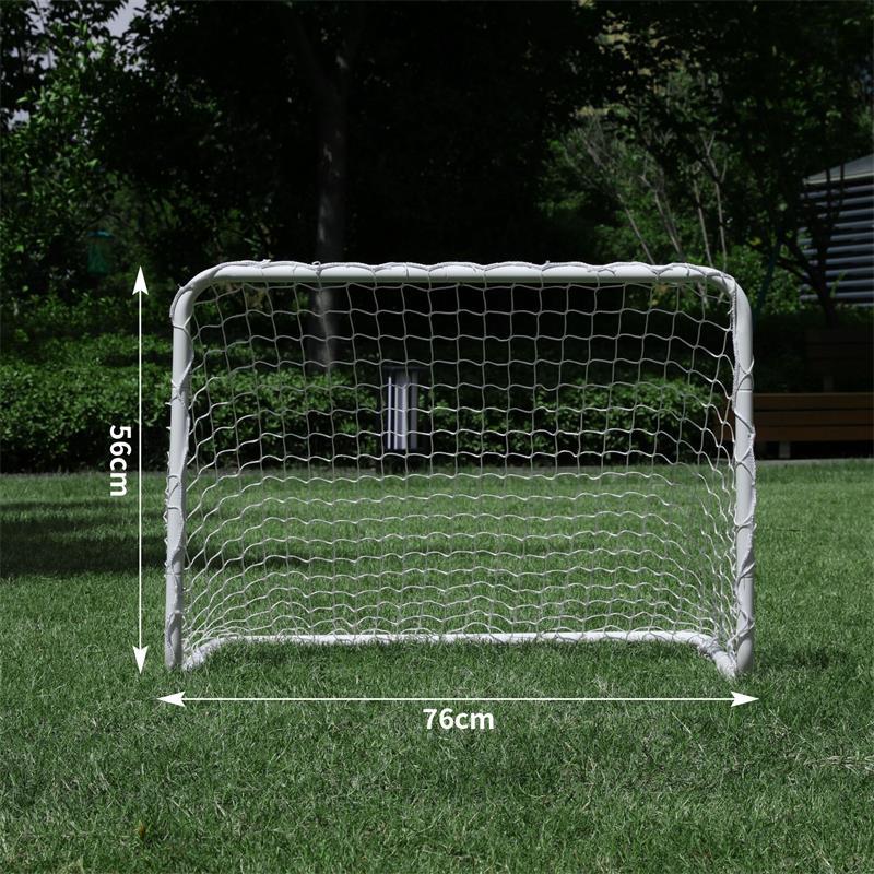 Portería de Fútbol Portátil de Acero Movible para Deportes de Pelota