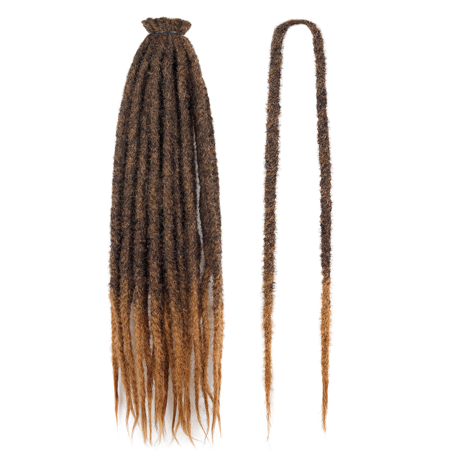 Exportación de comercio exterior europea y americana peruca de crochet una sola mano frotando trenzas africanas hip-hop 24 pulgadas trenzas perucas rectas trenzas